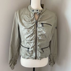 William Rast Target Ruched Utility Military Jacket